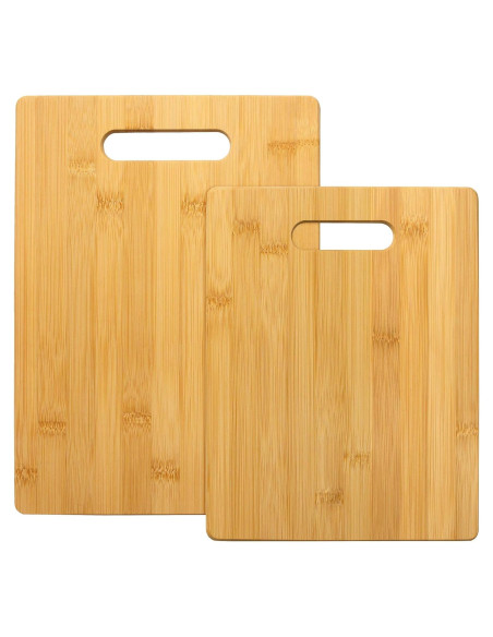 Juego de Tablas de Cortar de Bambú 2 Piezas Totally Bamboo Juego de Tablas de Cortar de Bambú 2 Piezas Totally Bamboo