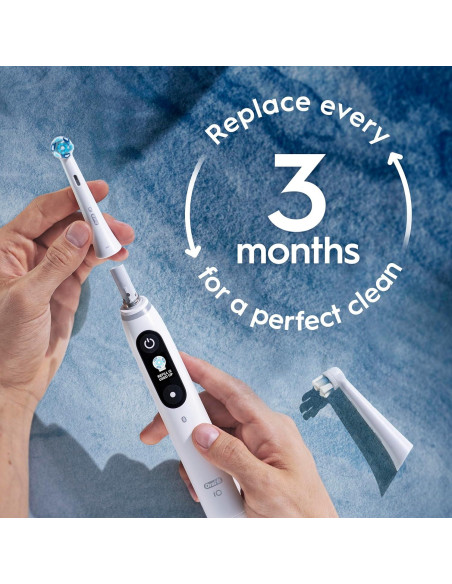 Cabezas de cepillo Oral-B iO Ultimate Clean 2 unidades Blanco Cabezas de cepillo Oral-B iO Ultimate Clean 2 unidades Blanco