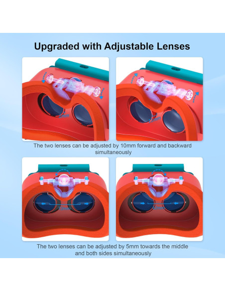 Auriculares VR STARTRC para Nintendo Switch y OLED, Lentes HD Auriculares VR STARTRC para Nintendo Switch y OLED, Lentes HD