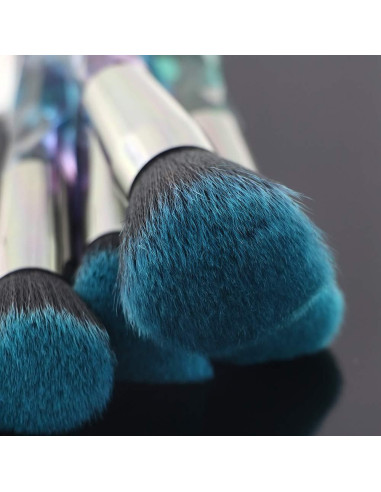 Set de Pinceles de Maquillaje 10 Piezas Colorido TGM00339001