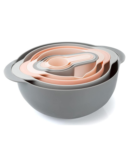 Juego de Bolas Nidificables Cook with Color Rosa 8 Piezas Juego de Bolas Nidificables Cook with Color Rosa 8 Piezas