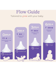 Chupetes Lansinoh NaturalWave - Silicona Suave, Flujo Lento, 2 Unidades 2