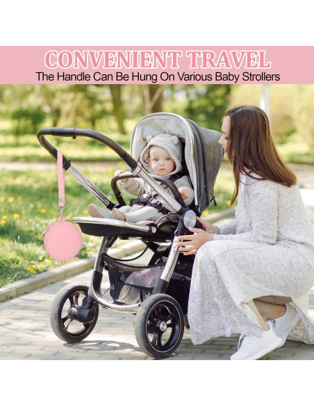Funda de Silicona Rosa para Protectores de Pezones - Almacenamiento Funda de Silicona Rosa para Protectores de Pezones - Almacenamiento