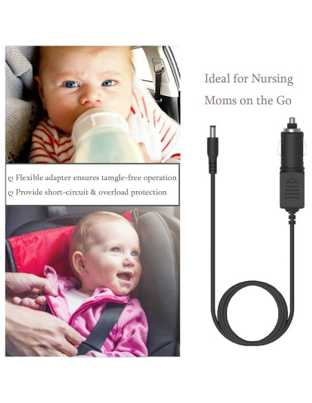 Adaptador de Coche BabyValley 12V para Bombas Medela y Spectra Adaptador de Coche BabyValley 12V para Bombas Medela y Spectra