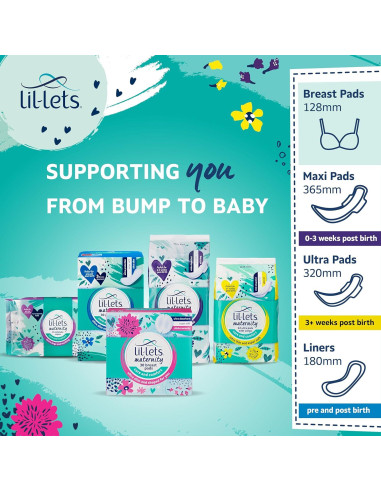 Almohadillas de Lactancia Lil-Lets - 120 Unidades Ultra Finas