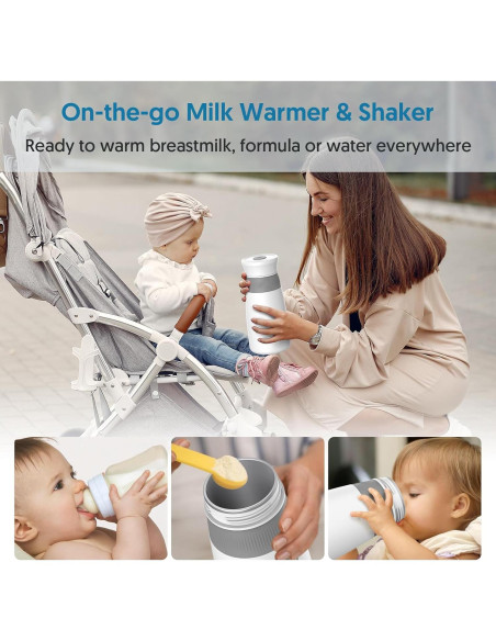 Calentador y Mezclador de Leche Portátil Bellababy 10 oz Calentador y Mezclador de Leche Portátil Bellababy 10 oz
