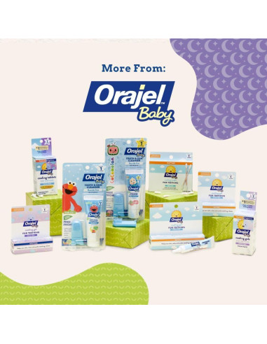 Gel Refrescante Nocturno Orajel Baby 5.1g Sin Medicamentos