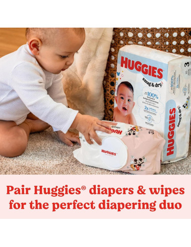 Toallitas Huggies Simply Clean 3 Paquetes de 64 Toallitas