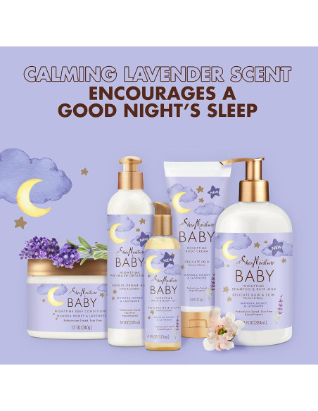 Set de Cuidado para Bebés Shea Moisture - Champú y Crema Nocturna Set de Cuidado para Bebés Shea Moisture - Champú y Crema Nocturna