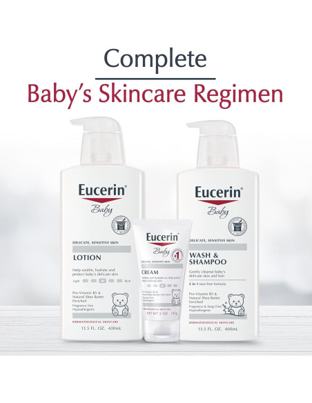 Loción Corporal Eucerin para Bebés 400 ml Hipoalergénica Loción Corporal Eucerin para Bebés 400 ml Hipoalergénica