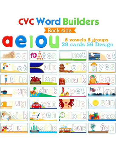Juguete educativo See & Spell SpringFlower 80 piezas 3-6 años