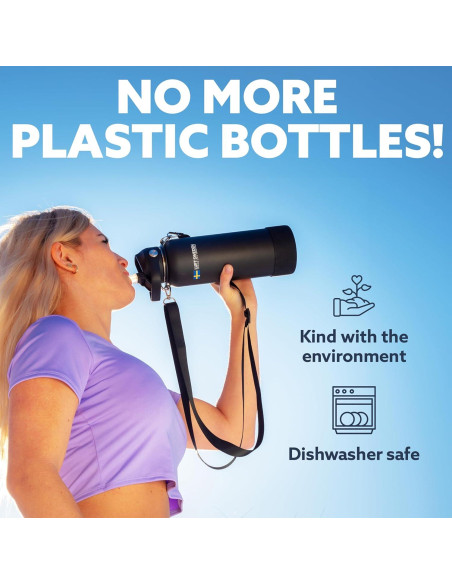 Botella de Agua Aislada LUFT SWEDEN 1.18L Doble Pared Botella de Agua Aislada LUFT SWEDEN 1.18L Doble Pared