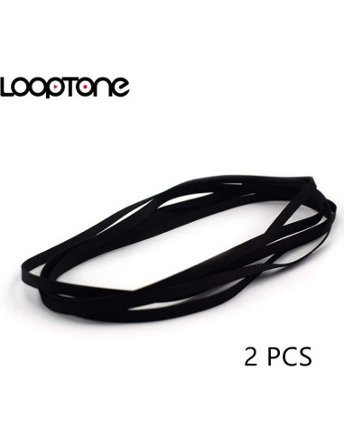 Correa de Reemplazo para Tocadiscos LoopTone 2 Piezas Caucho