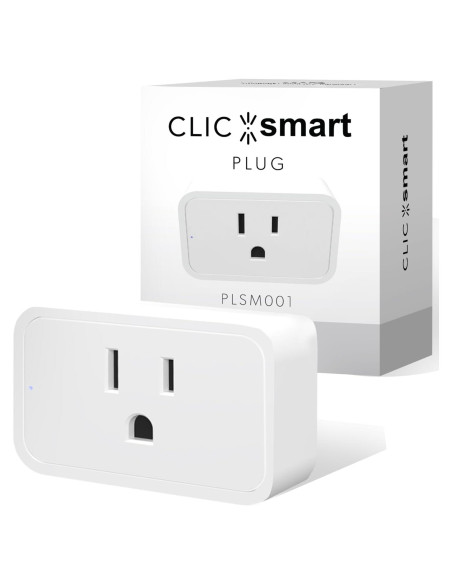 Enchufe Inteligente ClicSmart WiFi Blanco Compatible Alexa Enchufe Inteligente ClicSmart WiFi Blanco Compatible Alexa