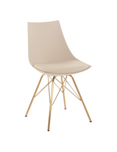 Silla Cubo Oakley OSP Home Furnishings, Cuero Sintético Gris