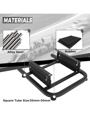 Soporte de Volante Ajustable Hottoby para Simulador de Carreras