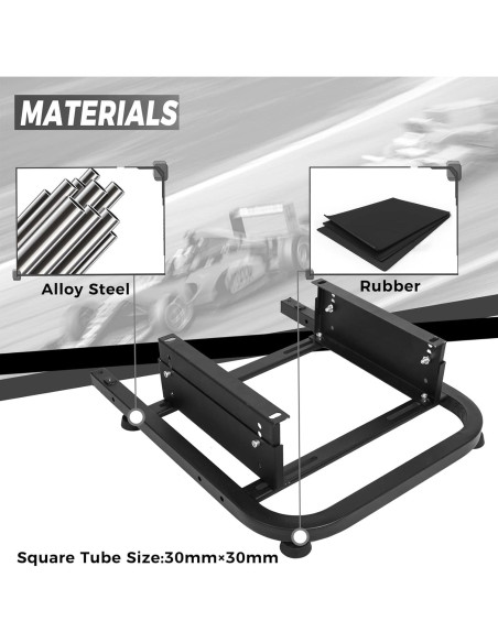 Soporte de Volante Ajustable Hottoby para Simulador de Carreras Soporte de Volante Ajustable Hottoby para Simulador de Carreras