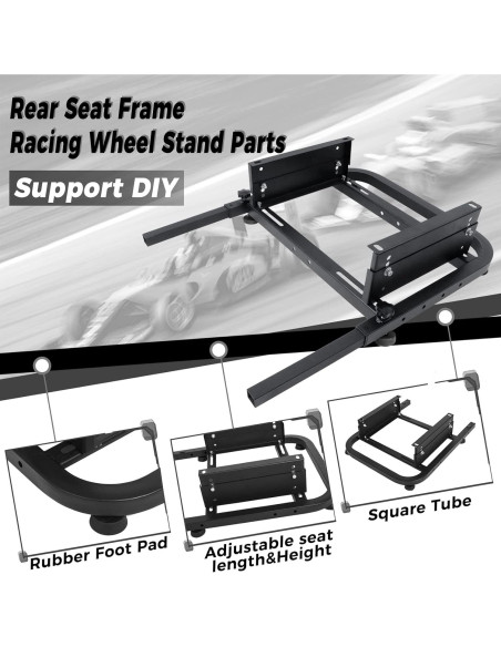 Soporte de Volante Ajustable Hottoby para Simulador de Carreras Soporte de Volante Ajustable Hottoby para Simulador de Carreras