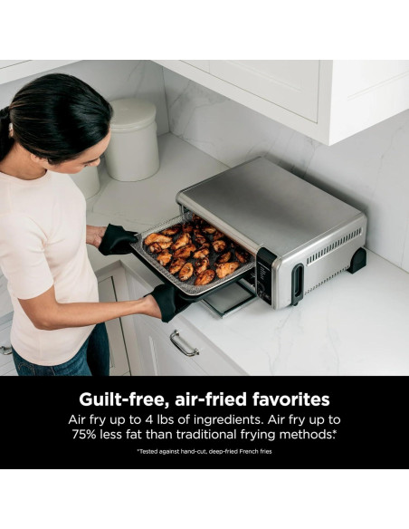 Ninja Foodi 6-en-1 Horno Digital 1800W Acero Inoxidable Ninja Foodi 6-en-1 Horno Digital 1800W Acero Inoxidable