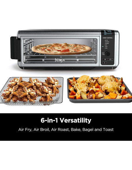 Ninja Foodi 6-en-1 Horno Digital 1800W Acero Inoxidable Ninja Foodi 6-en-1 Horno Digital 1800W Acero Inoxidable