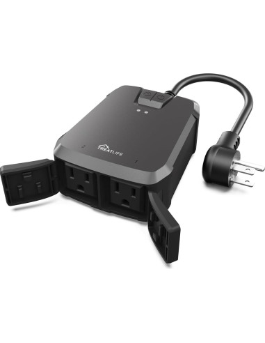 Enchufe Inteligente Exterior TREATLIFE 2 Salidas IP64 WiFi