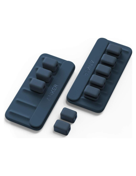 Soporte Magnético para Cables Anker A8891 - 5 Clips Azul Soporte Magnético para Cables Anker A8891 - 5 Clips Azul