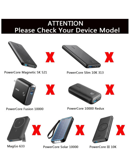 Funda Dura Khanka para Anker PowerCore 10000mAh - Negro Funda Dura Khanka para Anker PowerCore 10000mAh - Negro