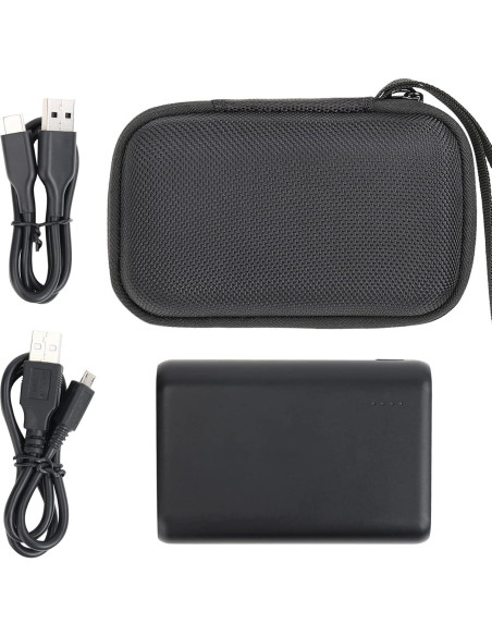 Funda Dura Khanka para Anker PowerCore 10000mAh - Negro Funda Dura Khanka para Anker PowerCore 10000mAh - Negro