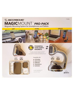 Soporte Magnético SCOSCHE MagicMount Pro-Pack para Smartphones y Tablets