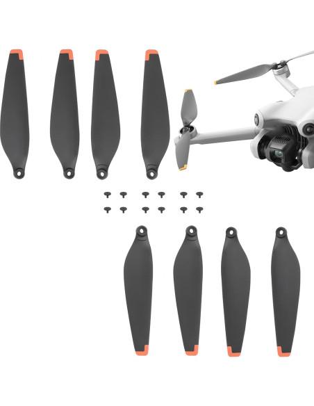 Hélices Reemplazo 8 Pcs para DJI Mini 4 Pro y Mini 3 Pro Hélices Reemplazo 8 Pcs para DJI Mini 4 Pro y Mini 3 Pro