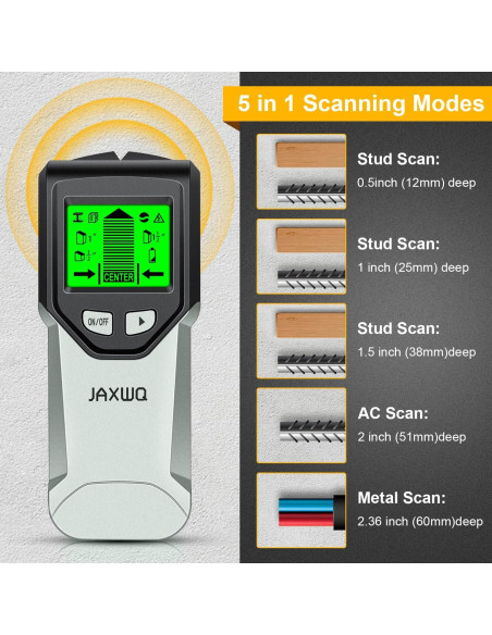 Buscador de Estudio JAXWQ TH410 - Escáner de Pared 5 en 1 Buscador de Estudio JAXWQ TH410 - Escáner de Pared 5 en 1