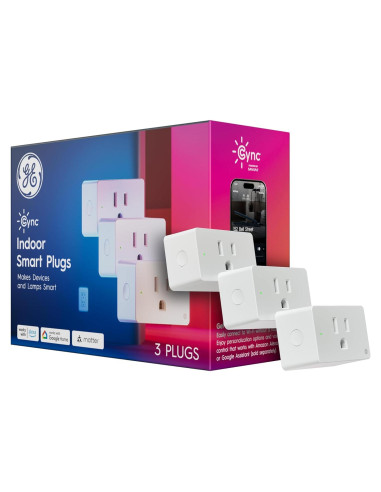 Enchufe Inteligente Cync 3 Paquete Control Remoto y Voz