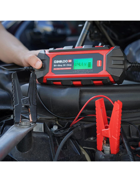 Cargador de Batería GOOLOO S4 6V/12V 4A Inteligente Cargador de Batería GOOLOO S4 6V/12V 4A Inteligente