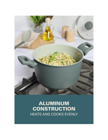Juego de Utensilios de Cocina 10 Pzas Gibson Home Verde