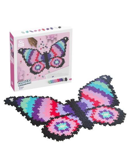 Plus Plus Puzzle 800 Piezas Mariposa - Bloques Interconectables Plus Plus Puzzle 800 Piezas Mariposa - Bloques Interconectables