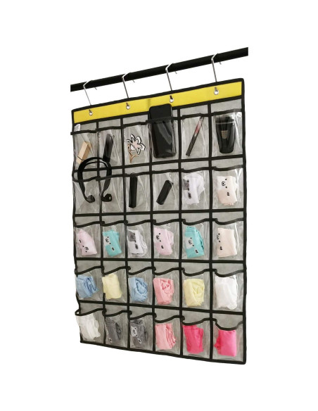 Organizador de bolsillo ANIZER 30 bolsillos 57.9x85.8cm Gris Organizador de bolsillo ANIZER 30 bolsillos 57.9x85.8cm Gris