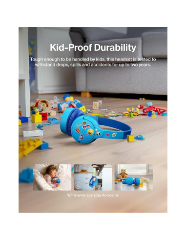 Auriculares Inalámbricos Belkin SoundForm Mini Niños Azul
