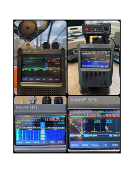 Receptor de Radio SDR GOOZEEZOO Malachita DSP2 10kHz-2GHz Receptor de Radio SDR GOOZEEZOO Malachita DSP2 10kHz-2GHz