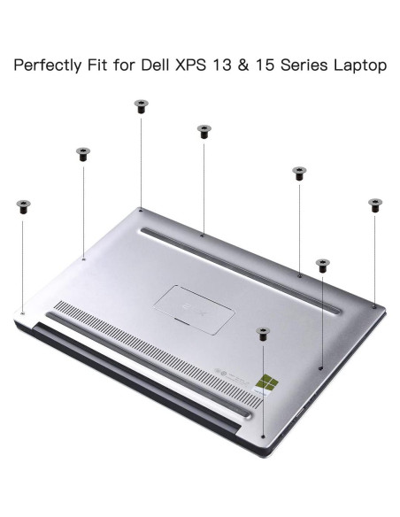 12 Tornillos M2x3mm Torx T5 + Destornillador para Dell XPS 12 Tornillos M2x3mm Torx T5 + Destornillador para Dell XPS