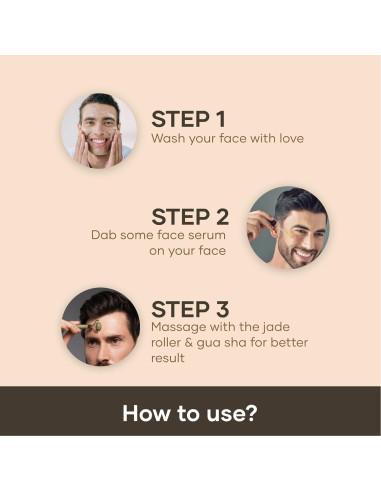 Rodillo de Jade y Gua Sha Mars by GHC - Masaje Facial Natural