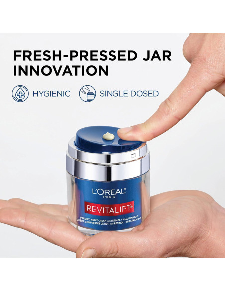 Crema Nocturna Revitalift L'Oreal Paris con Retinol y Niacinamida 48g Crema Nocturna Revitalift L'Oreal Paris con Retinol y Niacinamida 48g
