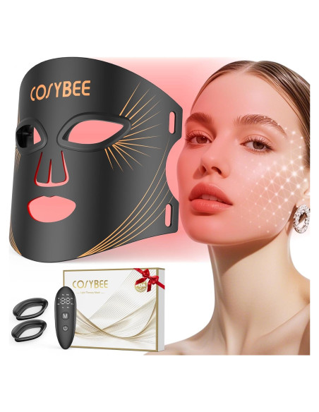 Máscara de Terapia de Luz Roja COSYBEE 280 LED 8 Modos Antienvejecimiento Máscara de Terapia de Luz Roja COSYBEE 280 LED 8 Modos Antienvejecimiento