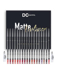 Set de 18 Lápices Labiales DC-BEAUTIFUL Impermeables