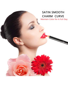 Set de 18 Lápices Labiales DC-BEAUTIFUL Impermeables 2