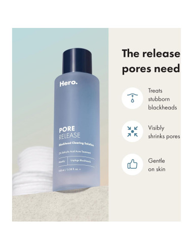 Parches para Nariz Hero Cosmetics - Liberación de Poros 7 Días