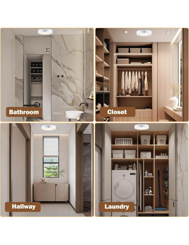Luz de Techo LED LIT-PaTH 3000K 140 Lúmenes con Sensor