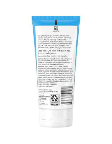 Limpiador Facial Exfoliante Neutrogena Hydro Boost 3x142g