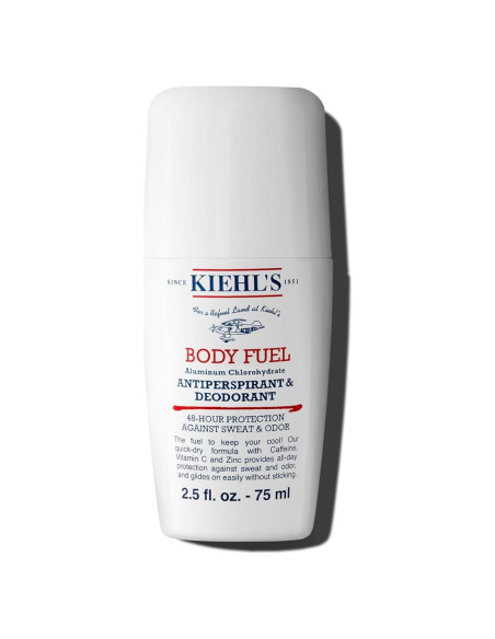 Antitranspirante Roll-On Kiehl's Body Fuel 73.93 ml - 48h Protección Antitranspirante Roll-On Kiehl's Body Fuel 73.93 ml - 48h Protección
