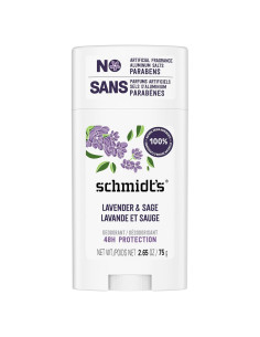 Desodorante Vegano Schmidt's Lavanda y Salvia 75 g Sin Aluminio