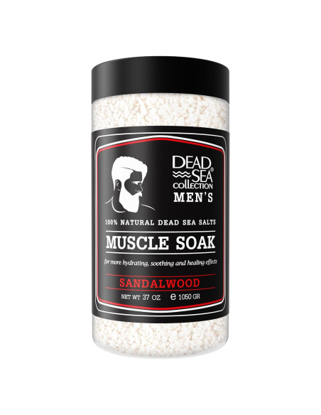 Sales de Baño del Mar Muerto para Hombres - 1.05 Kg Sándalo Sales de Baño del Mar Muerto para Hombres - 1.05 Kg Sándalo